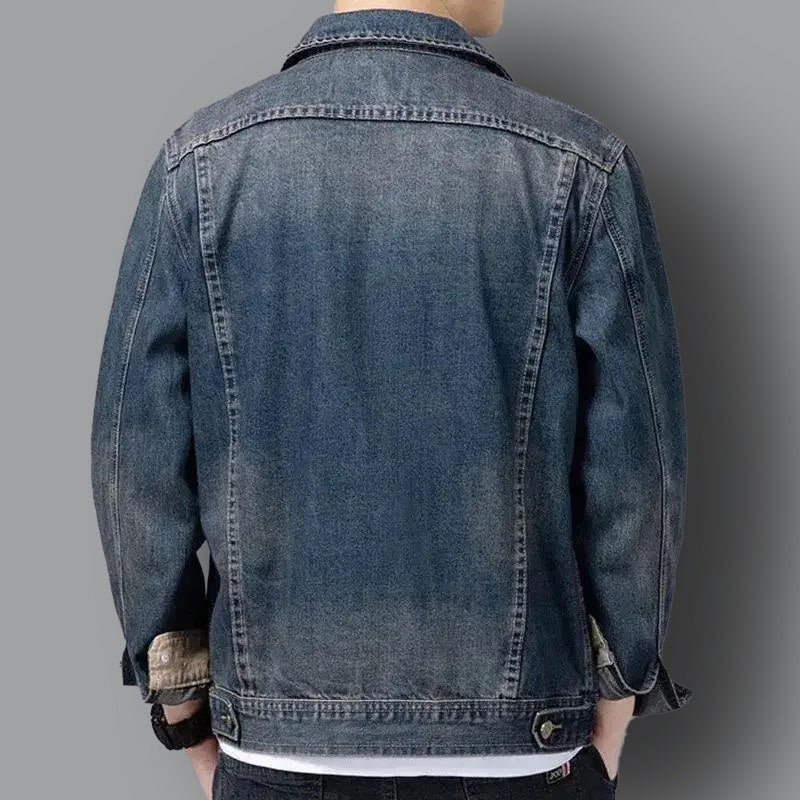 Herren Jeansjacke mit Hellem Waschung