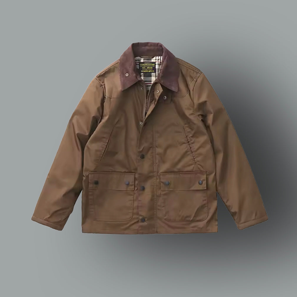 Retro Waxed Outdoor Jacke für Herren