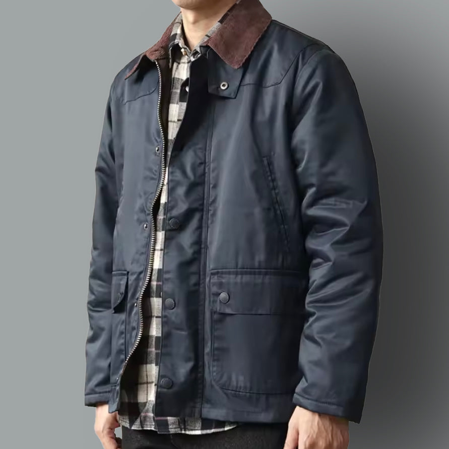 Retro Waxed Outdoor Jacke für Herren